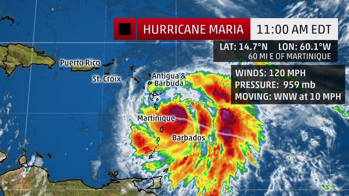 OURAGAN MARIA. Le dernier bulletin de Météo France OURAGAN MARIA. Le dernier bulletin de Météo France