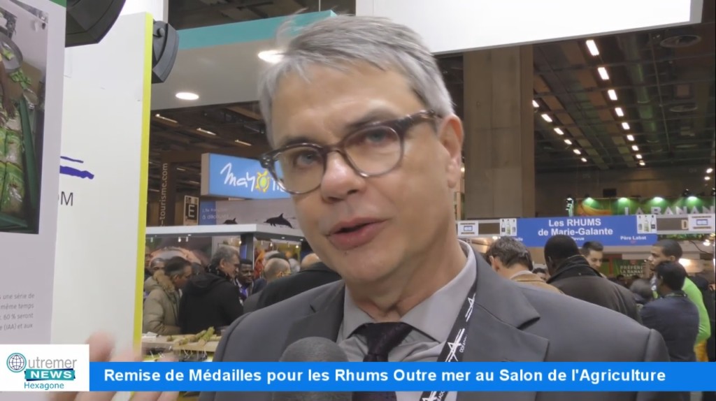 [Vidéo] HEXAGONE. Remise de médailles pour les rhums des Outre mer au salon de l Agriculture.