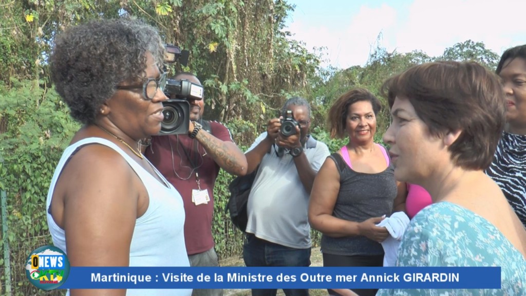 [Vidéo] MARTINIQUE. Visite de Annick GIRARDIN Ministre des Outre mer