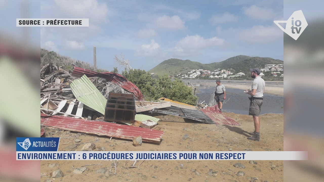 [Vidéo] Six procédures judiciaires à Saint Martin pour non respect à l Environnement.