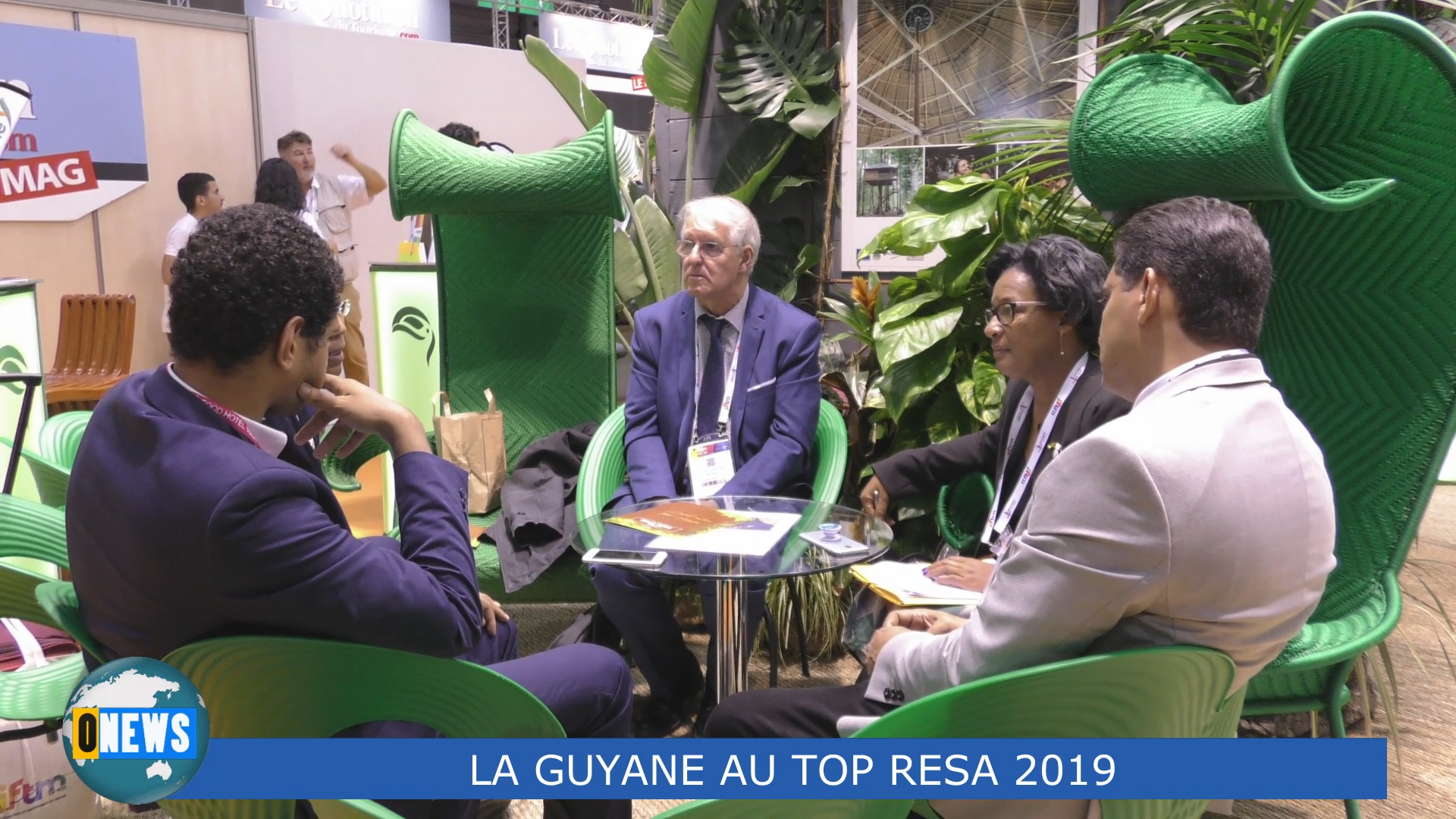 [Vidéo] HEXAGONE. La Guyane au Salon Top resa 2019. Interview de Alex MADELEINE Président du Comité du Tourisme de Guyane
