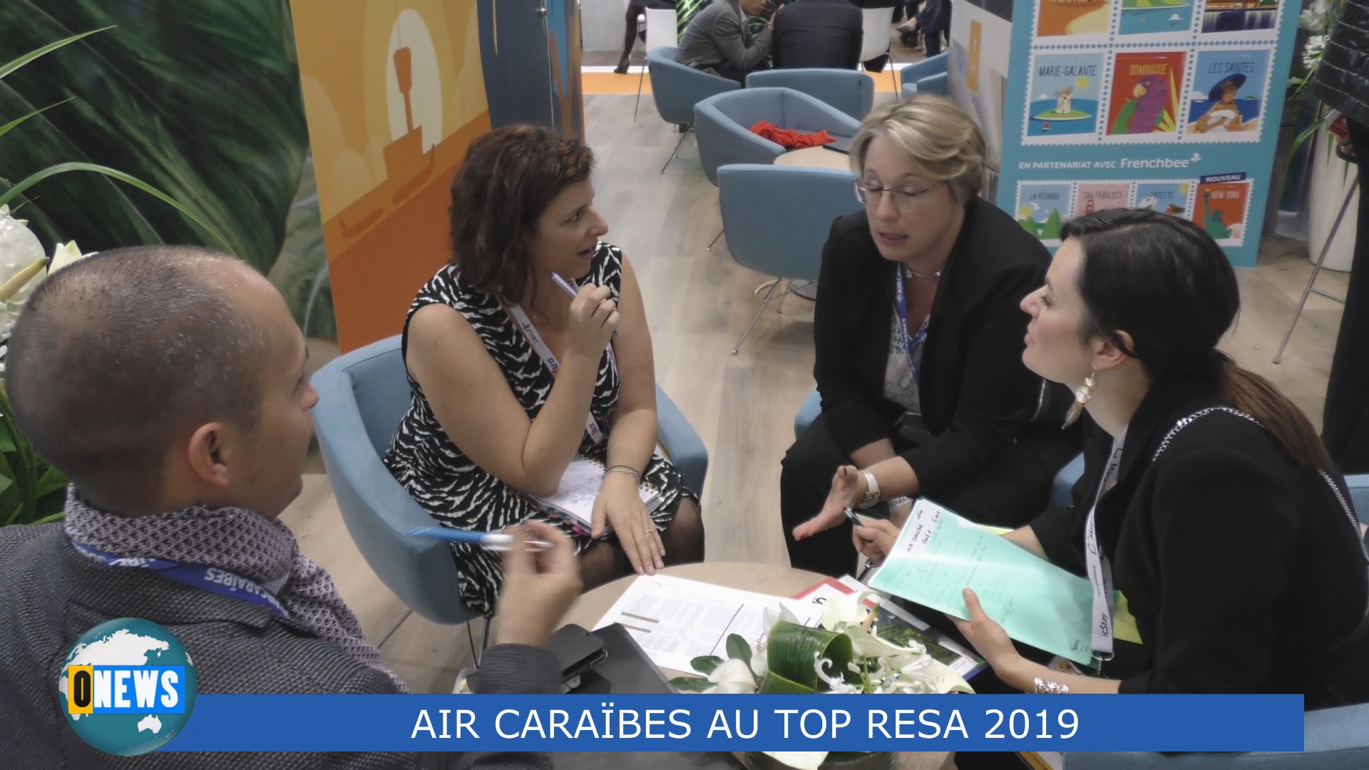 [Vidéo] HEXAGONE. Onews depuis le Top resa Porte de Versailles; Interview de Olivier BESNARD Directeur Général de Air Caraïbes