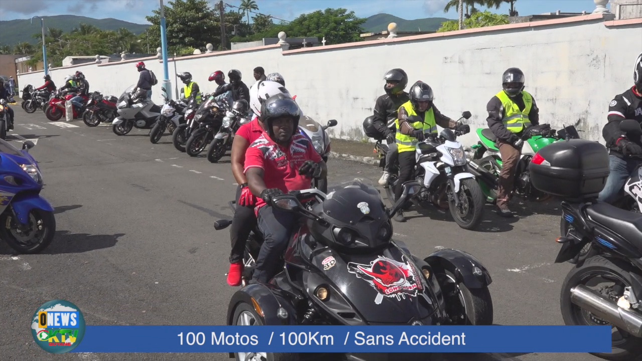 [Vidéo] Onews Guadeloupe. Opération 100 Motos – 100km – Sans accident.