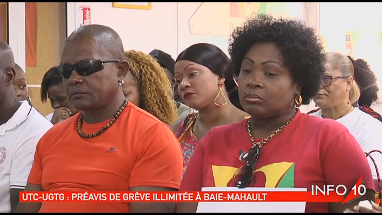 [Vidéo] GUADELOUPE. Guadeloupe Mouvement de grève illimitée à Baie Mahault (Images Canal 10)
