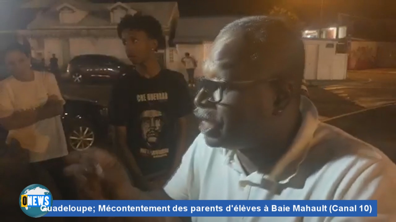 [Vidéo] GUADELOUPE. Mécontentements à Baie Mahault (Canal 10)