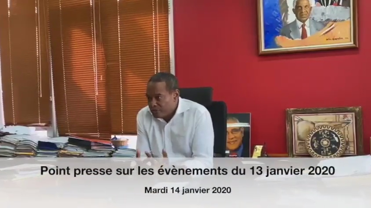 [Vidéo] MARTINIQUE. Didier LAGUERRE Maire de Fort de france suite aux violents incidents lundi dernier
