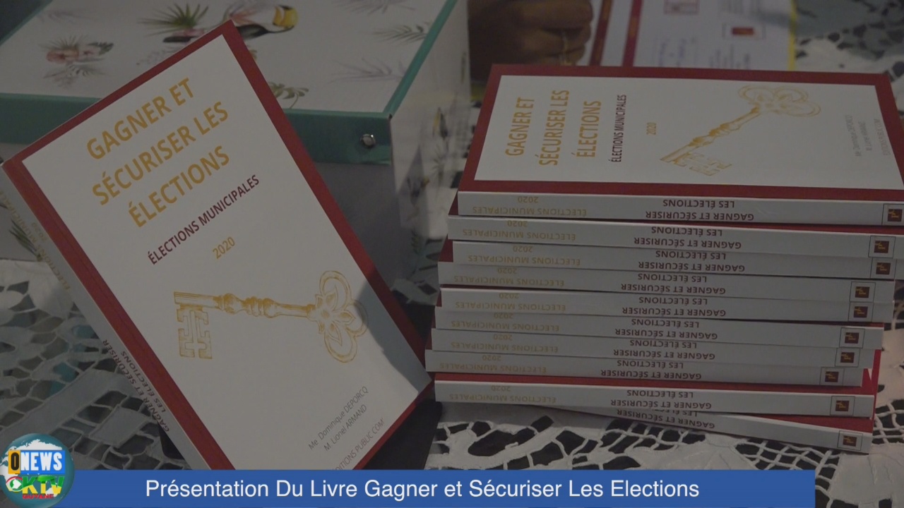 [Vidéo] ONEWS. Présentation D’un Ouvrage (Gagner et sécuriser les élections)
