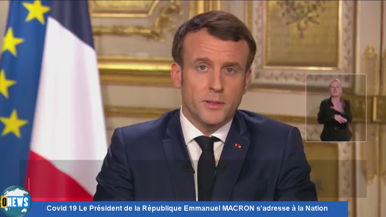 [Vidéo] Onews. Covid19. Le Président de la République Emmanuel MACRON s’adresse aux Français