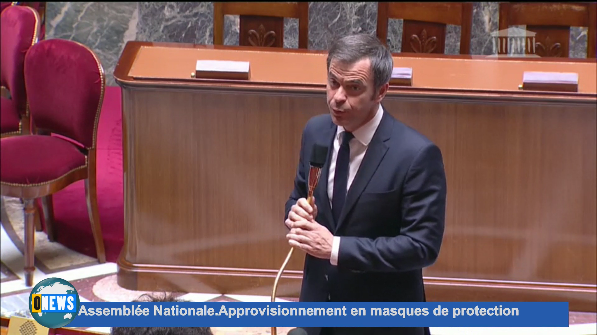 [Vidéo] Covid 19 Assemblée Nationale.Approvisionnement en masques de protection
