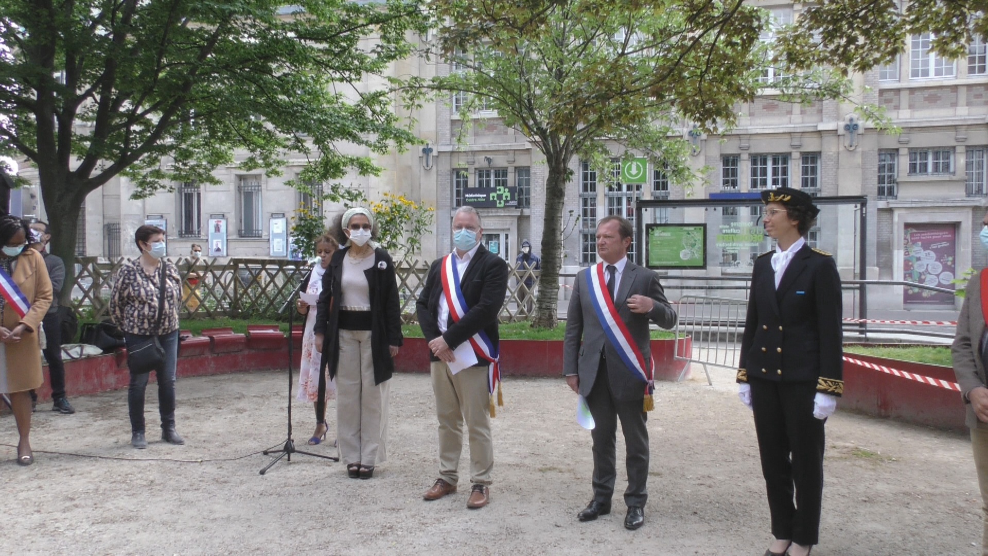 [Vidéo] Onews Paris. Cérémonie de la journée d hommage aux victimes de l esclavage 23 mai 2020 Saint denis