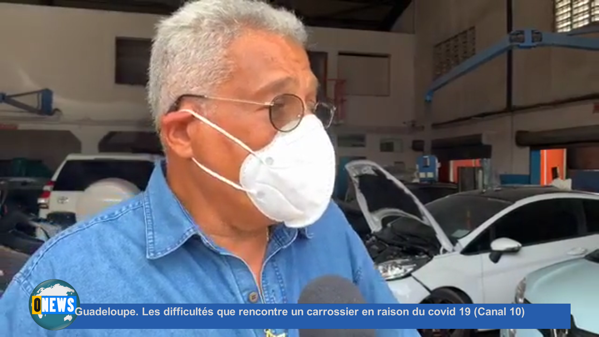 [Vidéo] Guadeloupe. Les difficultés que rencontre un carrossier en raison du covid 19 (Canal 10)