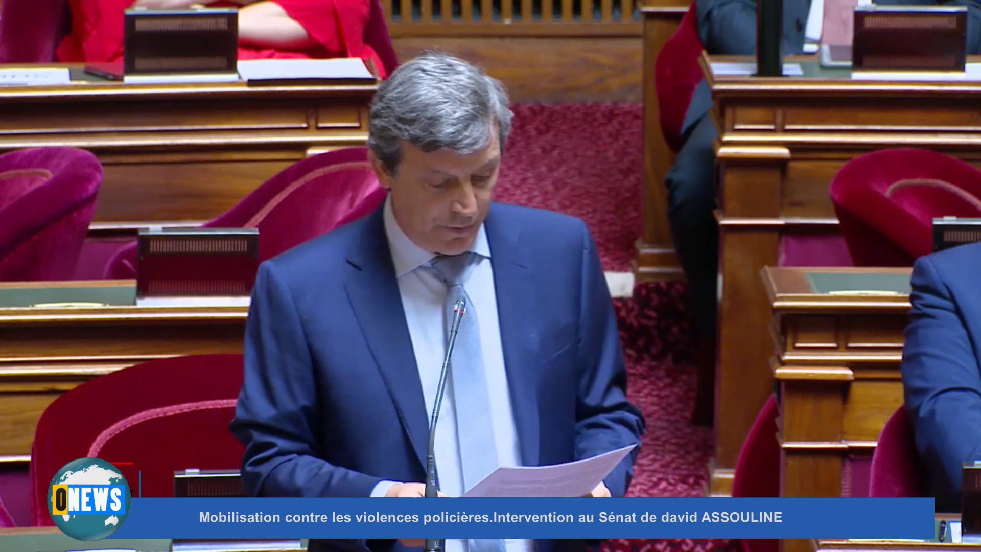 [Vidéo] Mobilisation contre les violences policières.Intervention au Sénat de David ASSOULINE