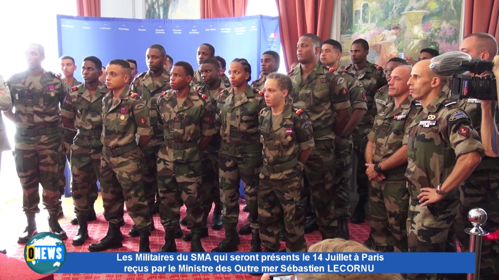[Vidéo] Accueil des Militaires du Sma à Paris pour le 14 juillet par le Ministère des Outre mer