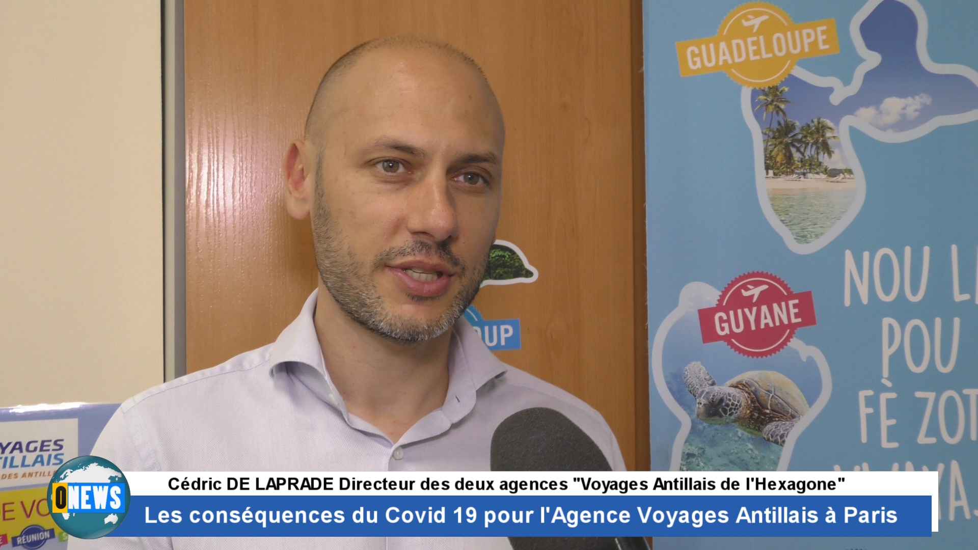 [Vidéo]Onews Hexagone. Les conséquences du Covid 19 pour l’Agence Voyages Antillais à Paris