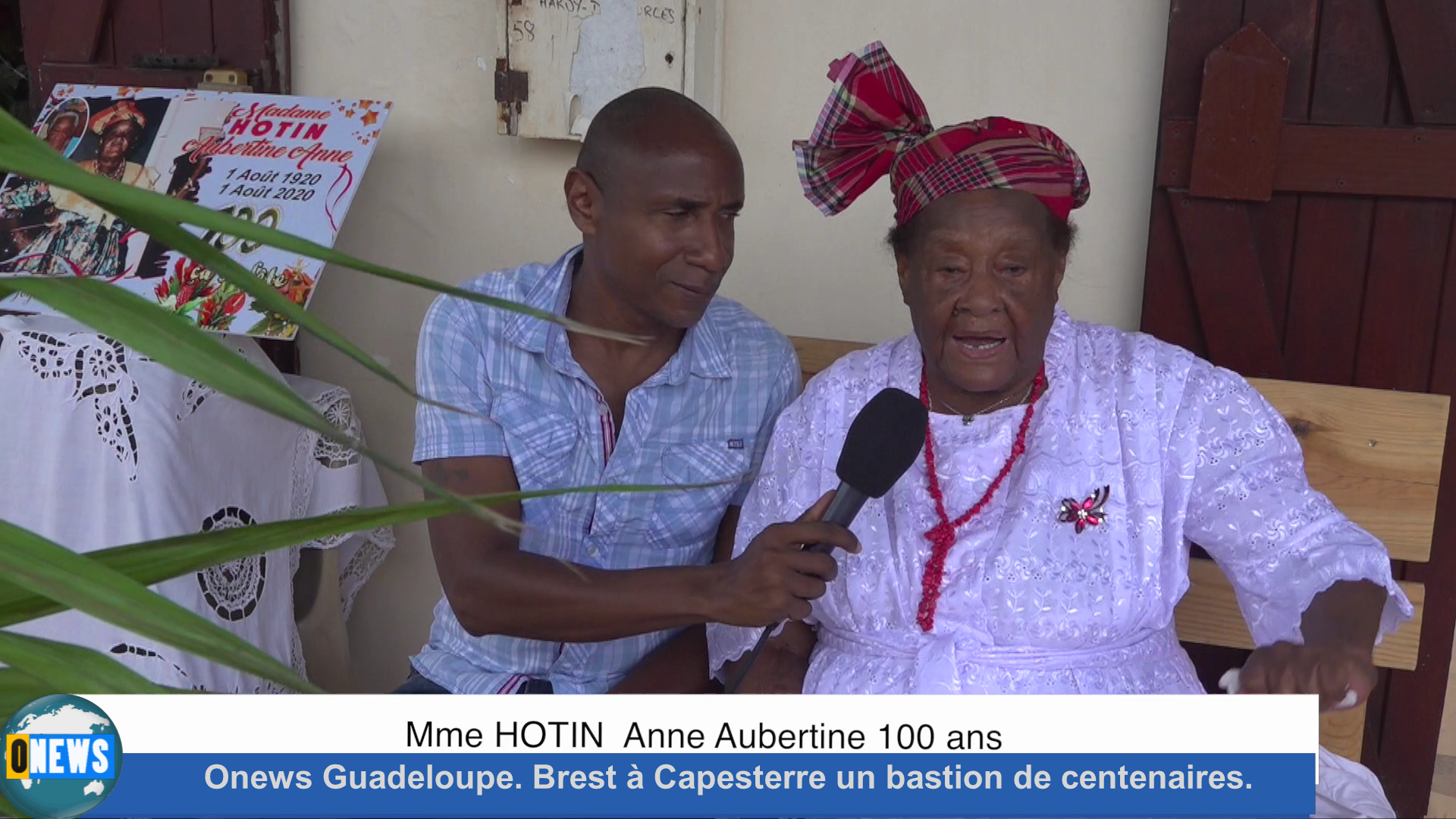 [Vidéo] Onews Guadeloupe. Brest à Capesterre Belle Eau un bastion de centenaires.