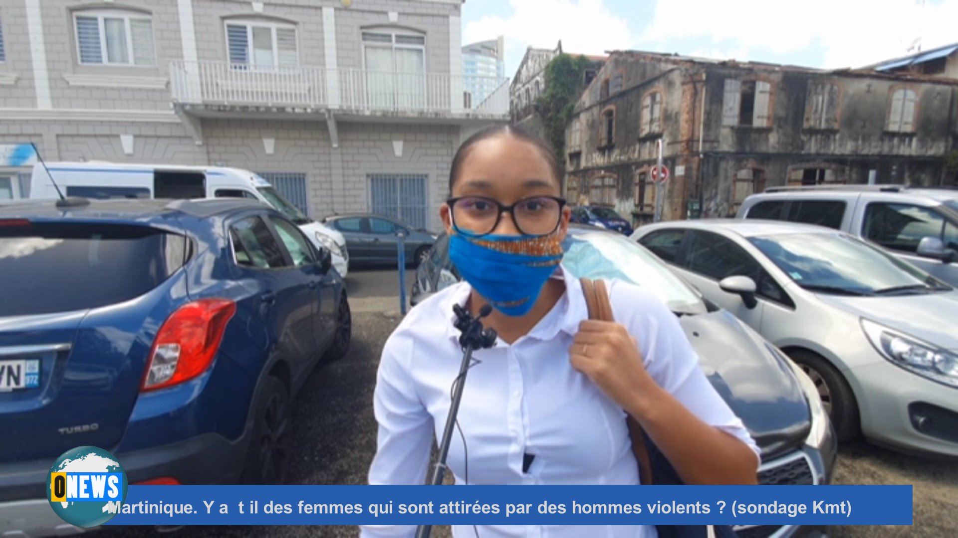 [Vidéo] Onews Martinique. Y a t il des femmes qui sont attirées par des hommes violents ? (sondage Kmt)