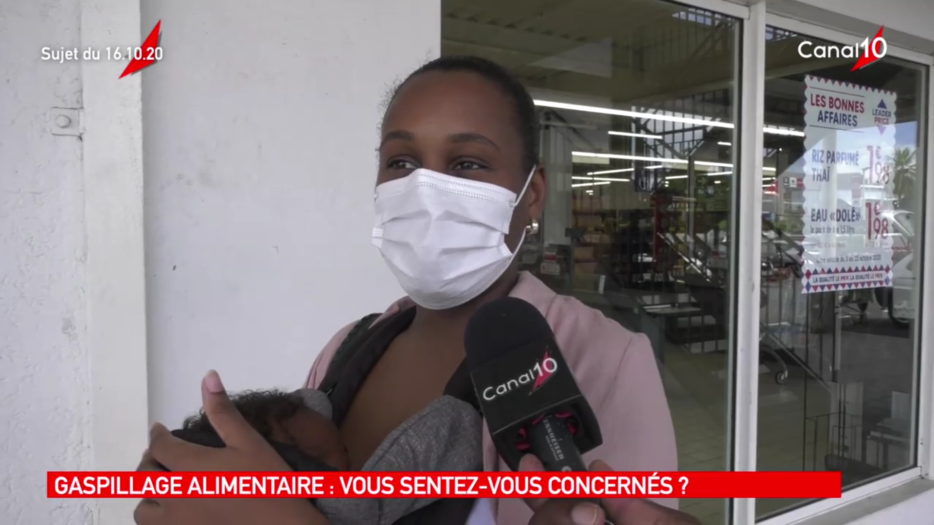 [Vidéo] Onews Guadeloupe.Micro Trottoir sur la la journée alimentaire (canal 10 )