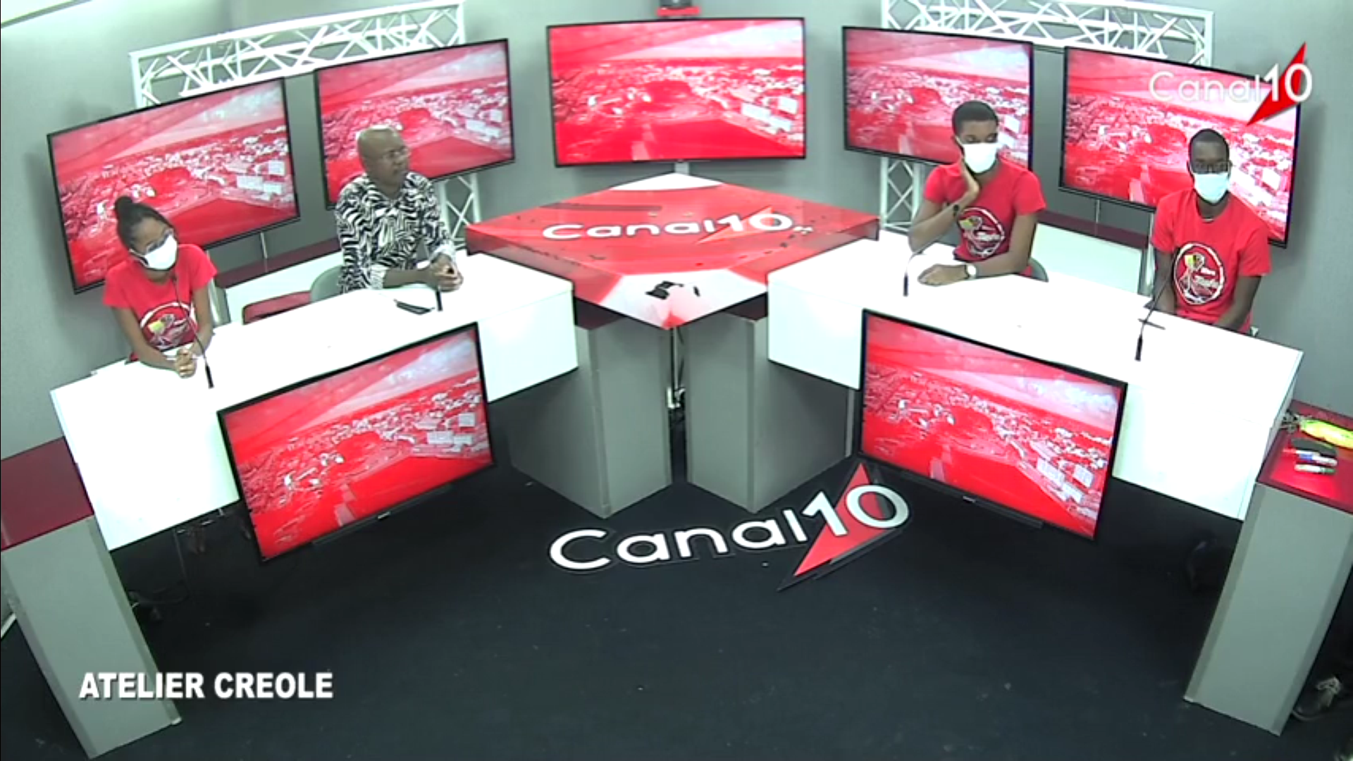 [Vidéo] Guadeloupe. Mois du créole. Atelier avec pour invité Benzo (canal 10)