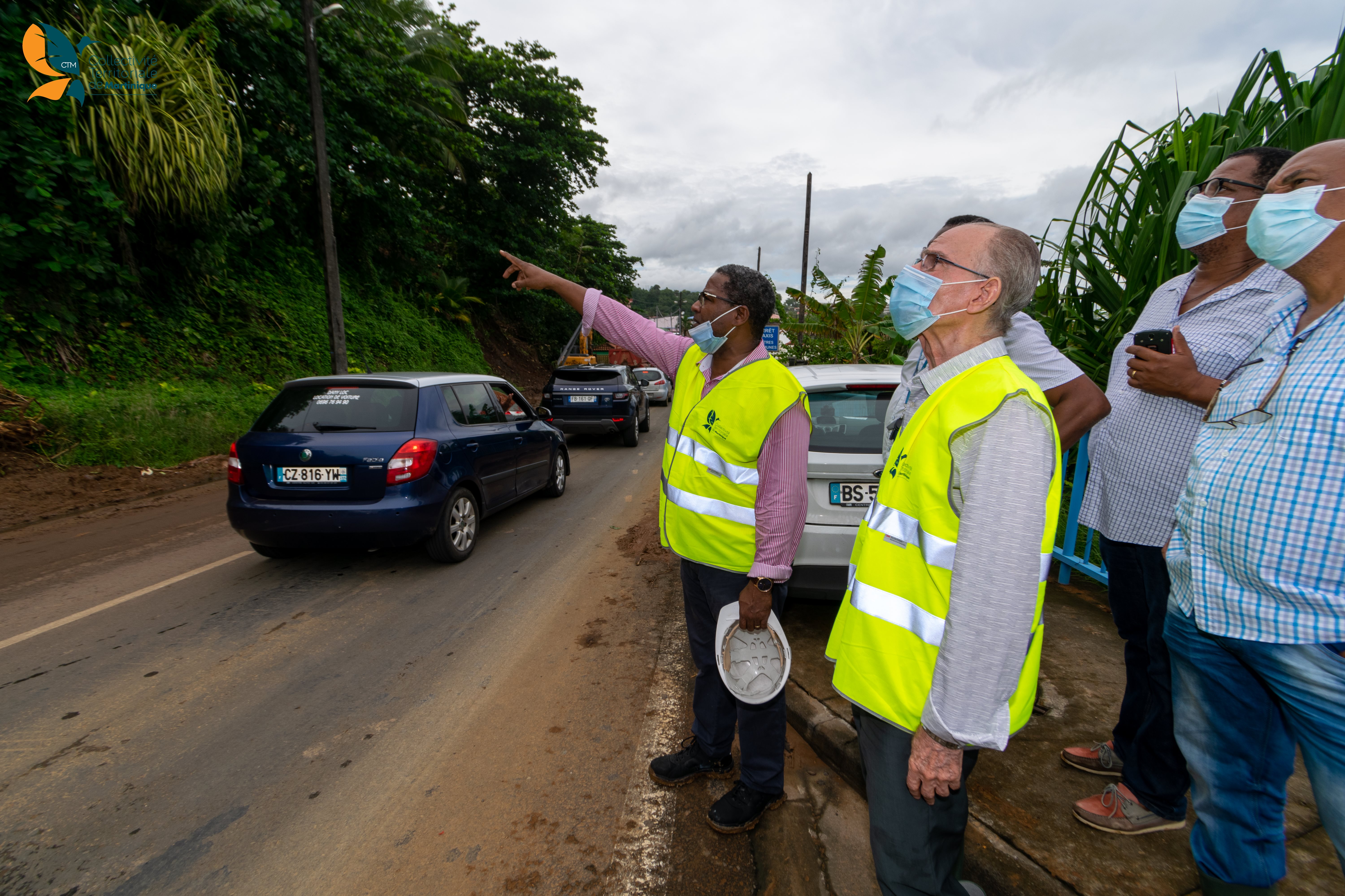 [Vidéo] Onews Martinique. Alfred MARIE JEANNE Président de la CTM Au Lorrain après les inondations