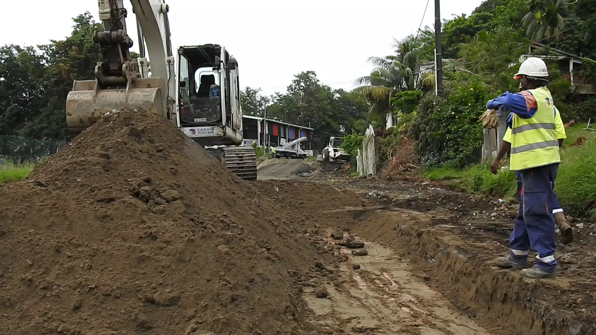 [Vidéo] Martinique. Intempéries début des travaux RN1 à Sainte Marie