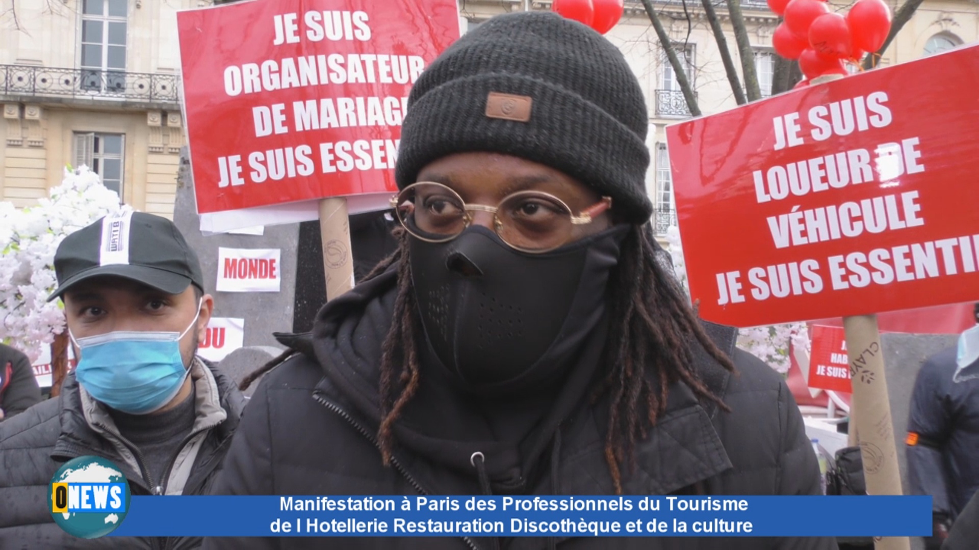 [Vidéo] Onews Hexagone. Manifestation à Paris des Professionnels du Tourisme Restauration Discothèque et Culture