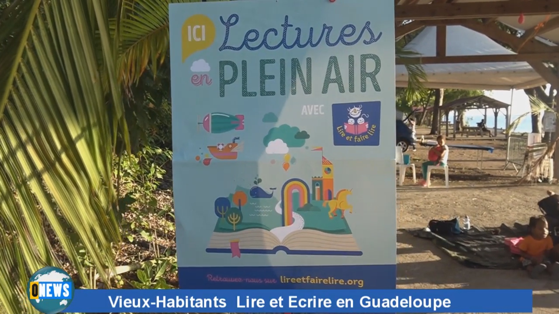 [Vidéo] Onews Guadeloupe. Manifestation Lire et écrire en Guadeloupe