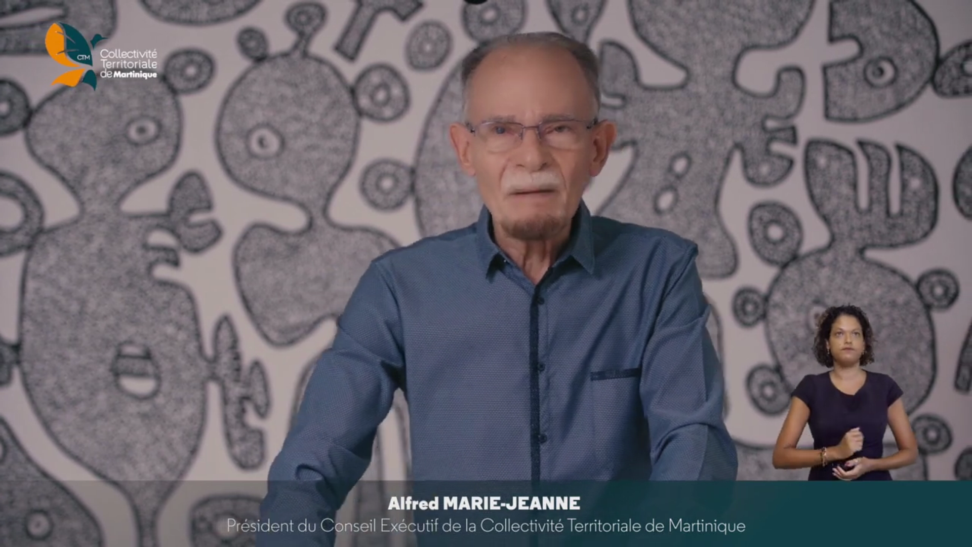 [Vidéo] Martinique. Les Voeux de Alfred MARIE JEANNE Président de la CTM