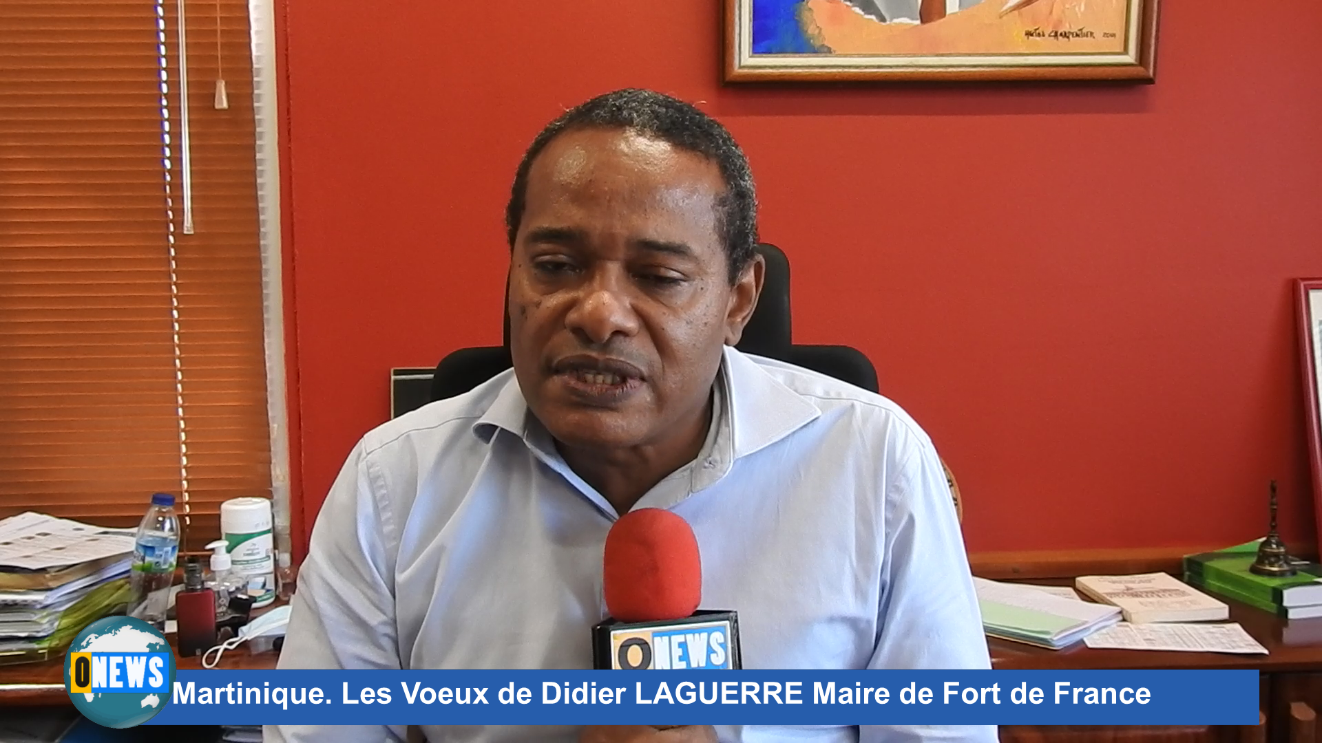 [Vidéo] Onews Martinique. Les Voeux de Didier LAGUERRE Maire de Fort de France