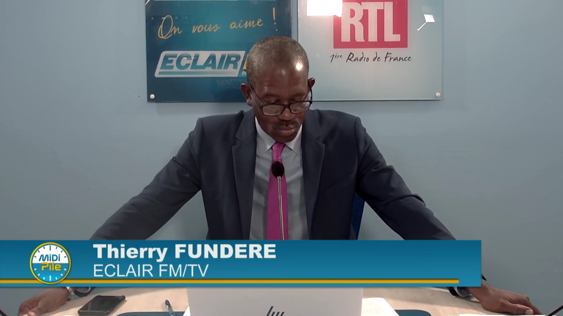 [Vidéo] Onews Guadeloupe avec ECLAIR TV Le Jt de Thierry FUNDERE