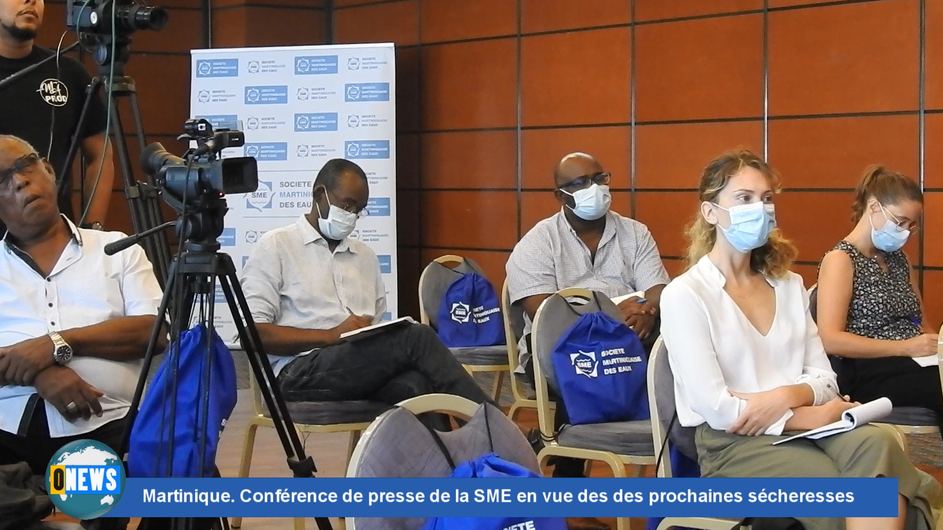 [Vidéo] Martinique. Conférence de presse de la SME en vue des des prochaines sécheresses