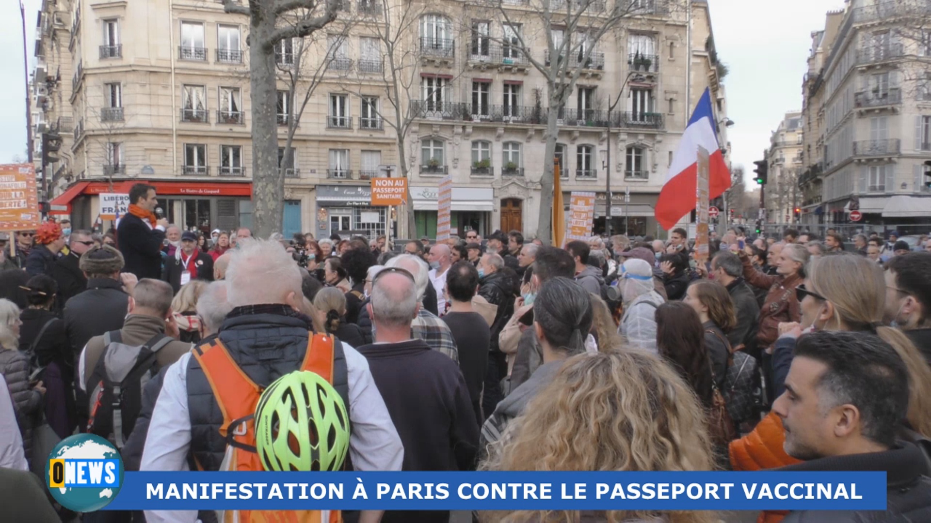 [Vidéo] Onews hexagone. Manifestation à Paris contre le Passeport vaccinal