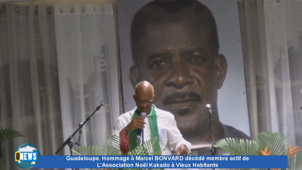 Guadeloupe.Hommage à Marcel BONVARD décèdé Membre de L Association Noël Kakado