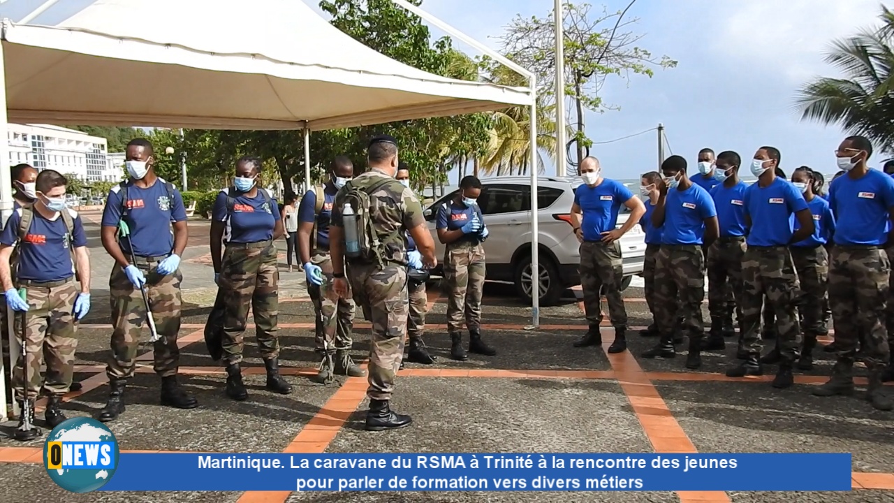 [Vidéo] Onews Martinique. La caravane du SMA à Trinité pour parler de formation aux jeunes