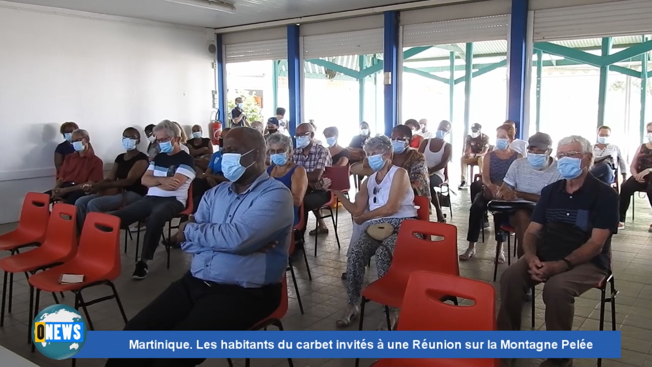 [Vidéo] Onews Martinique.Les habitants du Carbet invités à une Réunion sur la Montagne Pelée