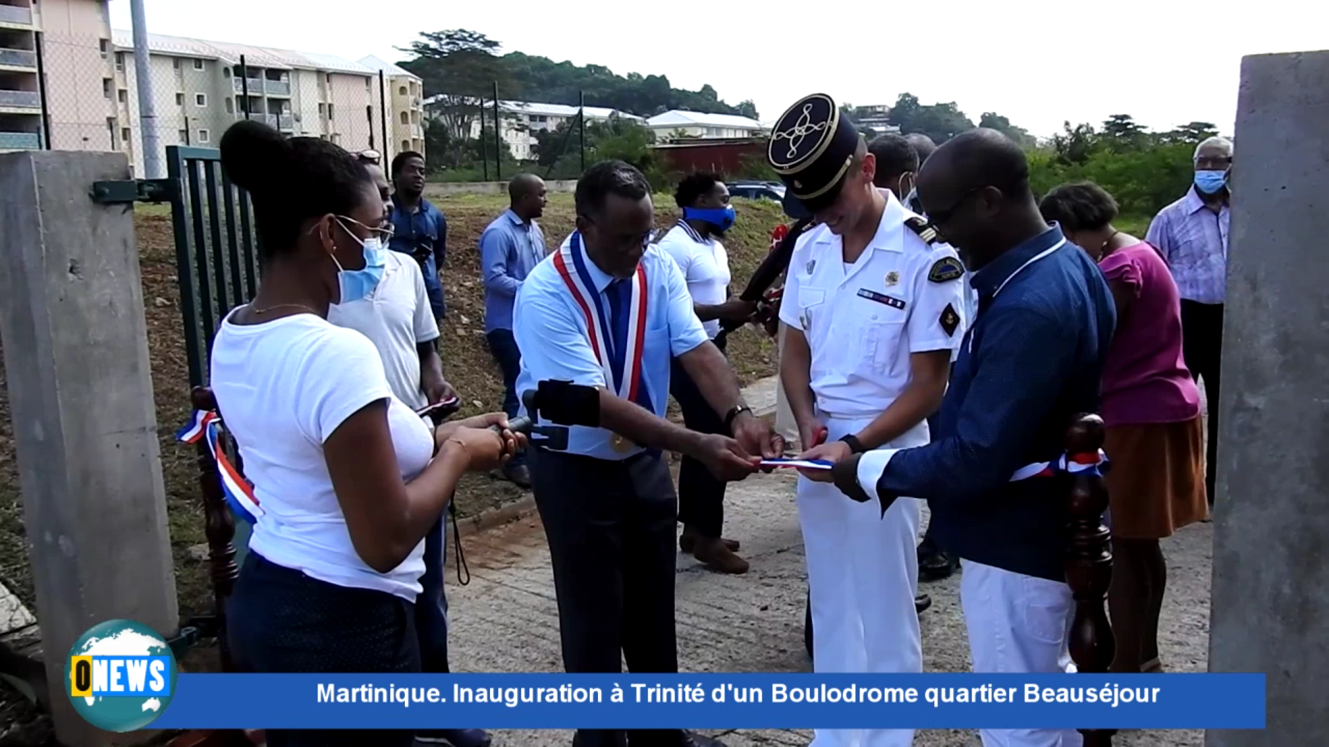 [Vidéo] Onews Martinique. Inauguration à Trinité d’un Boulodrome quartier Beauséjour