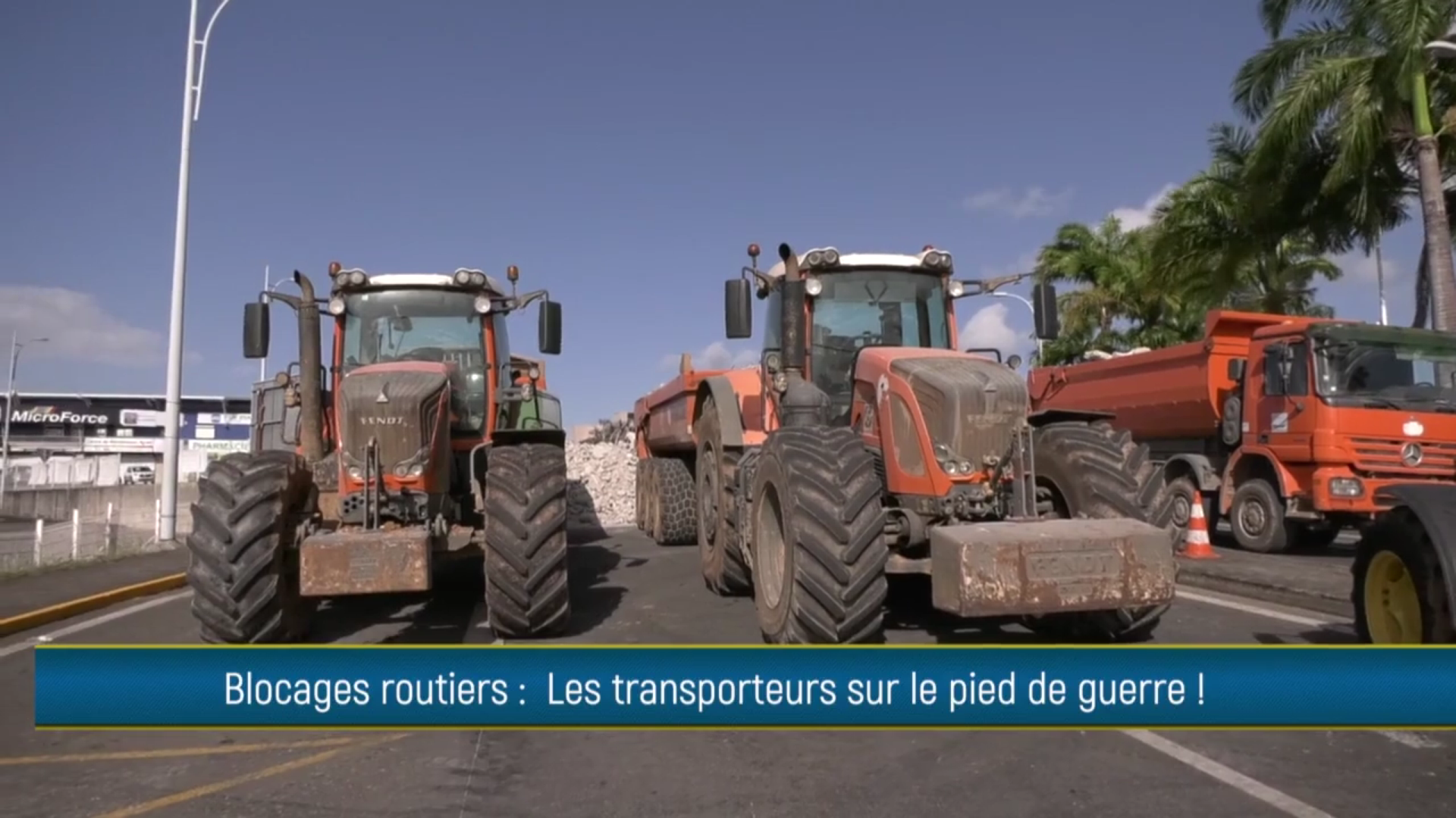 [Vidéo] Onews Guadeloupe. Blocage des axes routiers. Le flash Info de ECLAIR TV