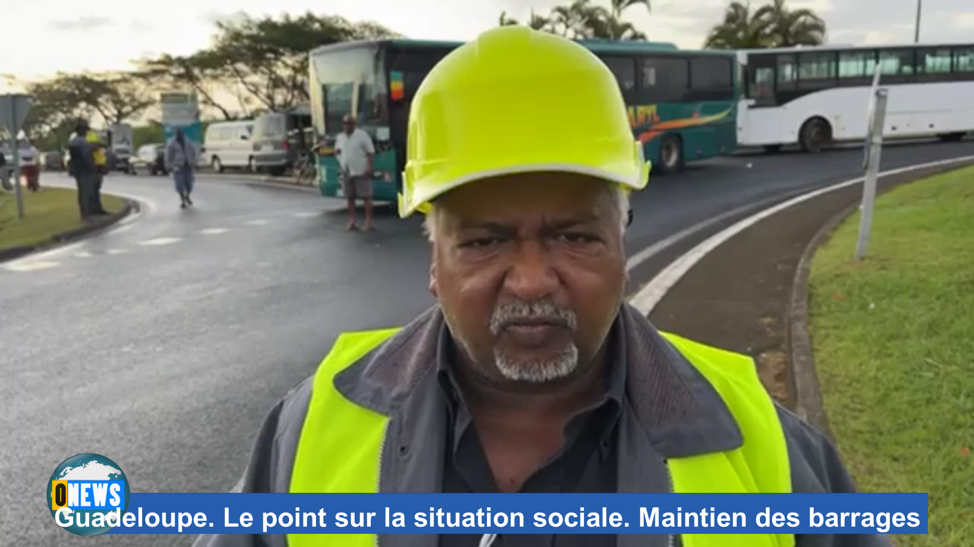[Vidéo] Onews Guadeloupe. Le point sur la situation sociale. Maintien des barrages (images canal 10)