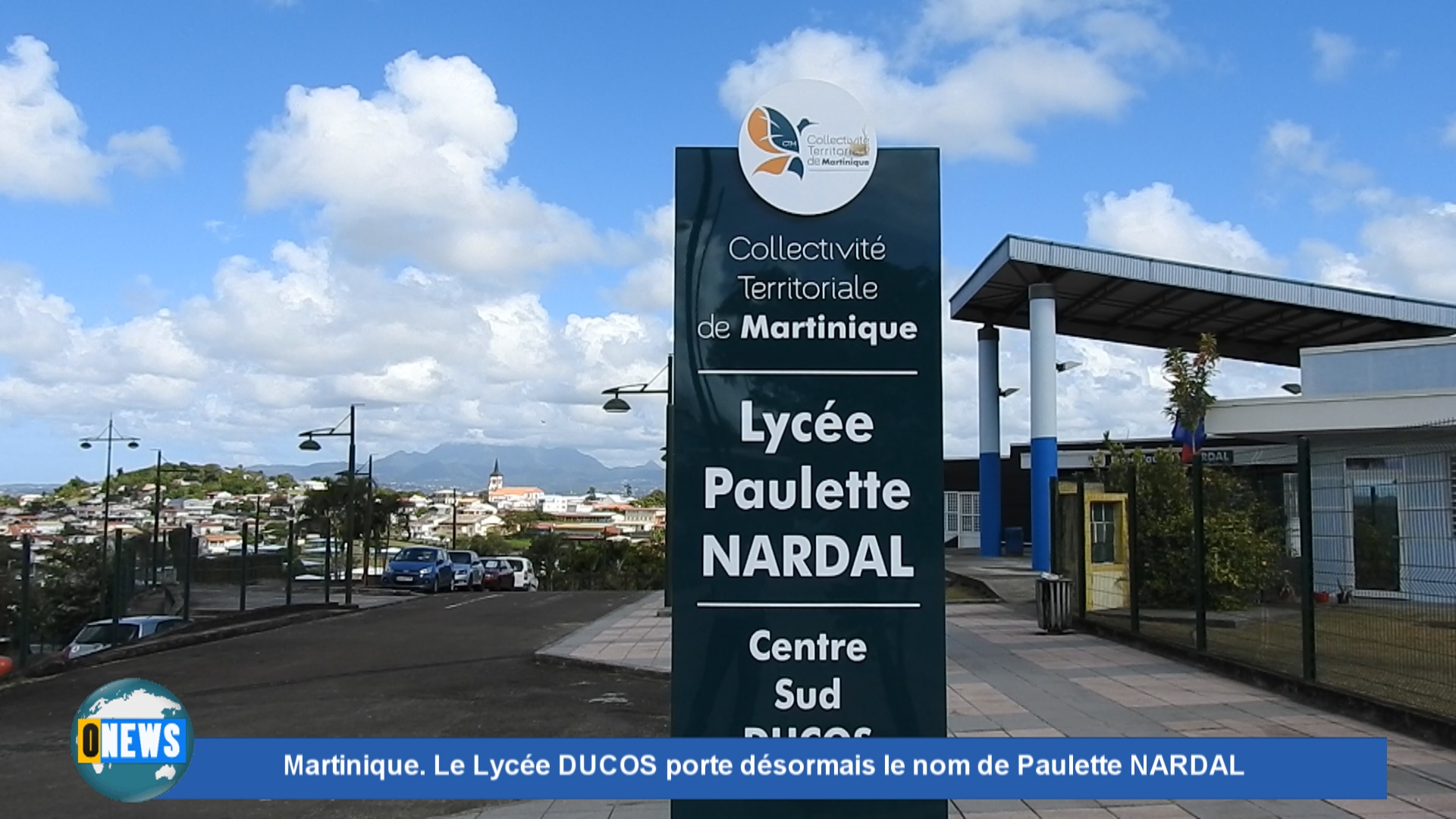[Vidéo] Martinique. Le Lycée DUCOS porte désormais le nom de Paulette NARDAL