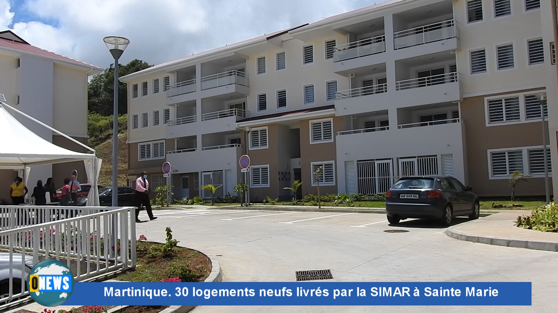 [Vidéo] Onews Martinique. 30 logements neufs livrés par la SIMAR à Sainte Marie