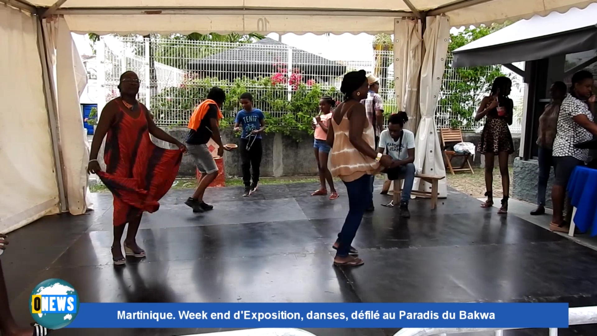 [Vidéo] Onews Martinique. Week end d’exposition, danses, défilé au paradis du Bakwa