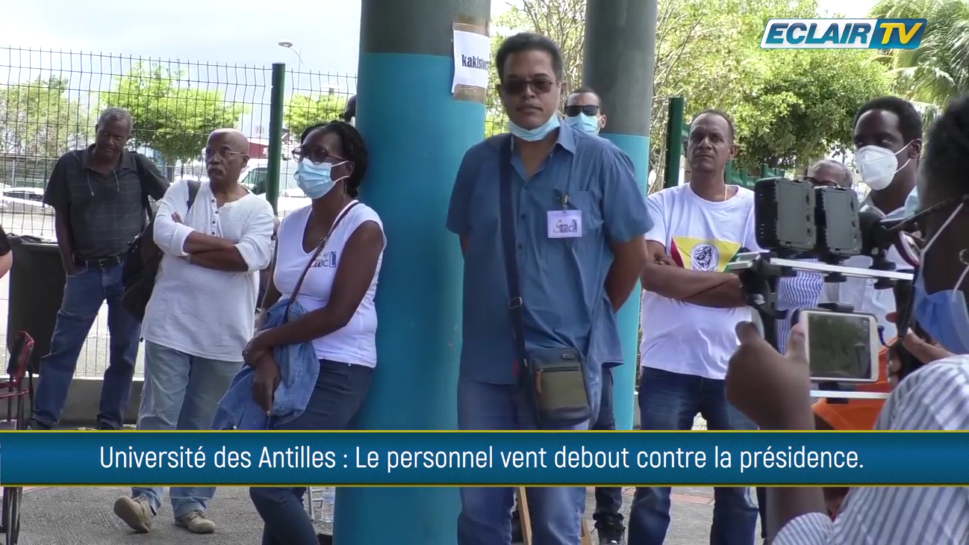 [Vidéo] Onews Guadeloupe. Université des Antilles. Le personnel vent debout contre la Présidence (EclairTv)