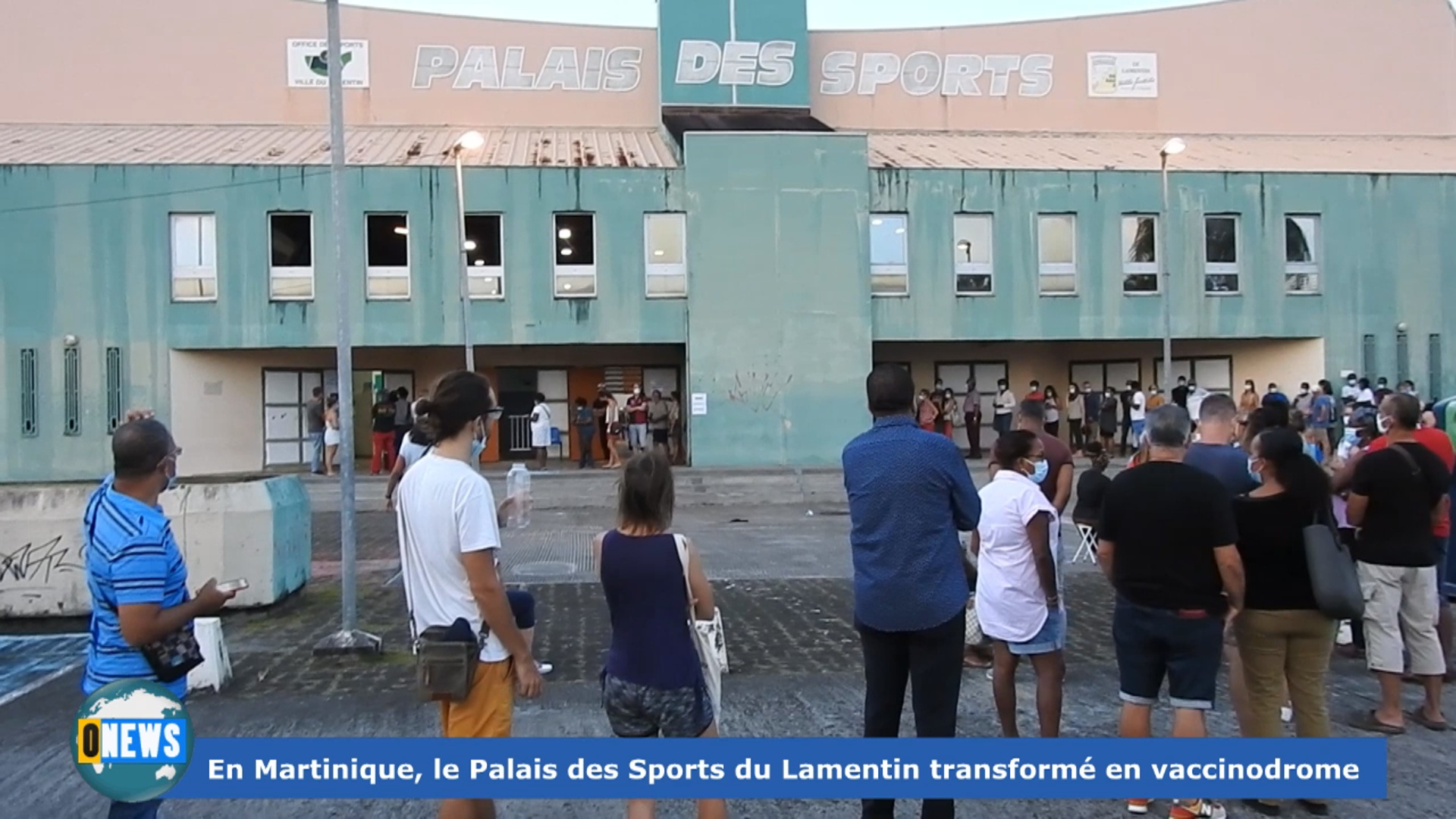 [Vidéo] Onews Martinique.Le Palais des Sports du lamentin transformé en vaccinodrome