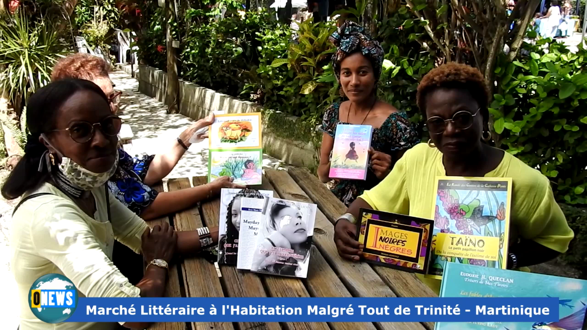 Onews Martinique. Marché littéraire à l habitation Malgré Tout de Trinité
