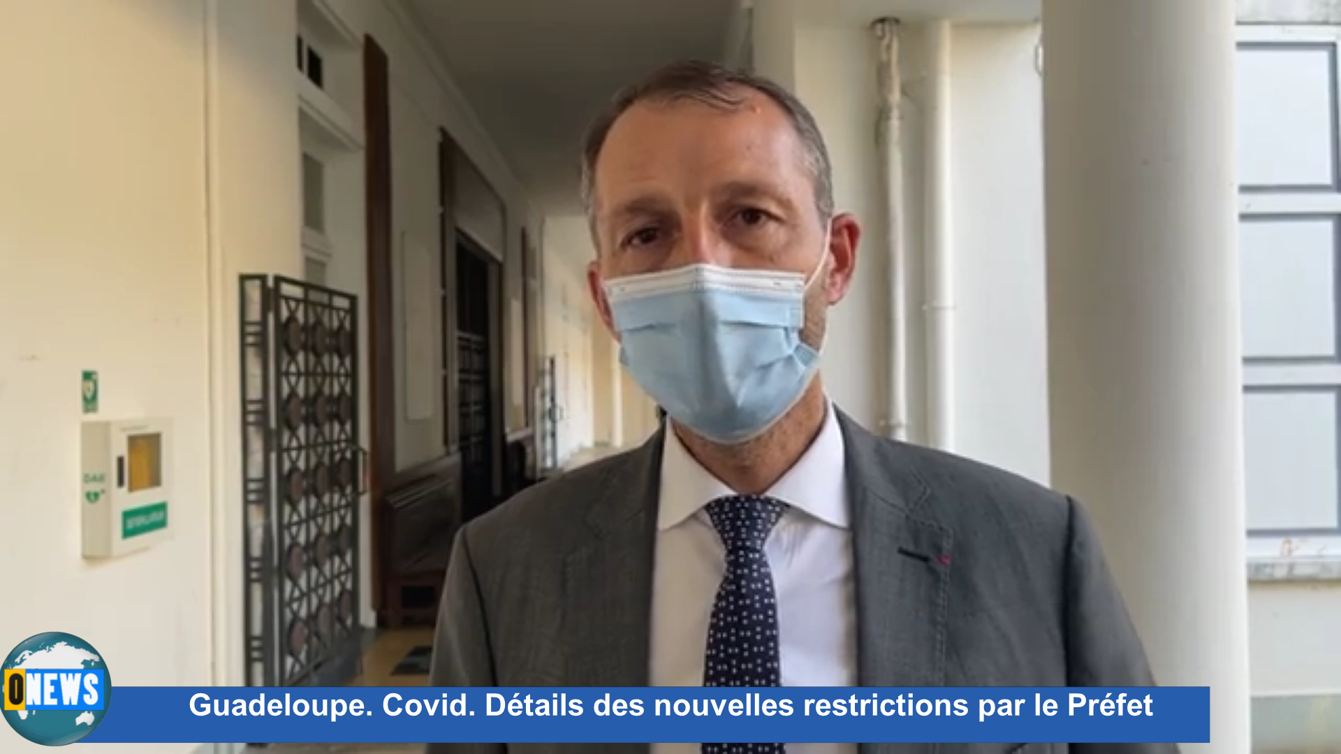 [Vidéo] Onews Guadeloupe. Covid. Détails des nouvelles restrictions par le Préfet