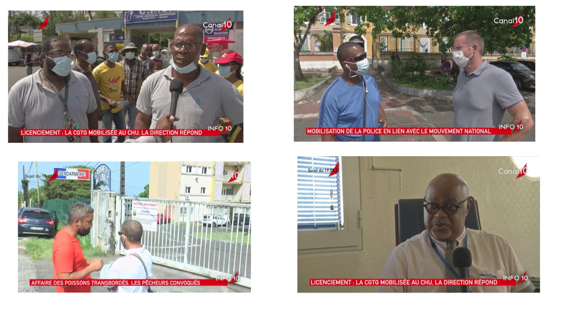 [Vidéo] Onews Guadeloupe. Le Jt de canal 10