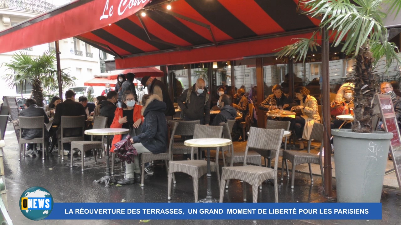 HEXAGONE. Réouverture des terrasses moment de liberté pour les parisiens.