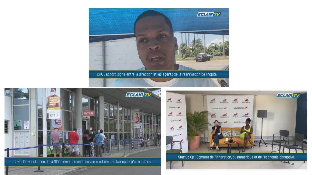 [Vidéo] Onews Guadeloupe. Flash Info (Eclair TV)