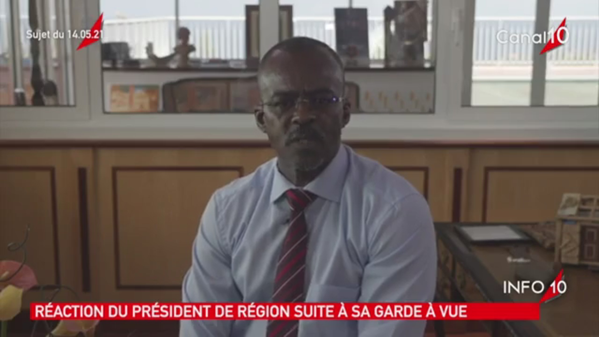 [vidéo] Onews Guadeloupe. Réaction de Ary CHALUS Président de la Région suite à sa garde vue