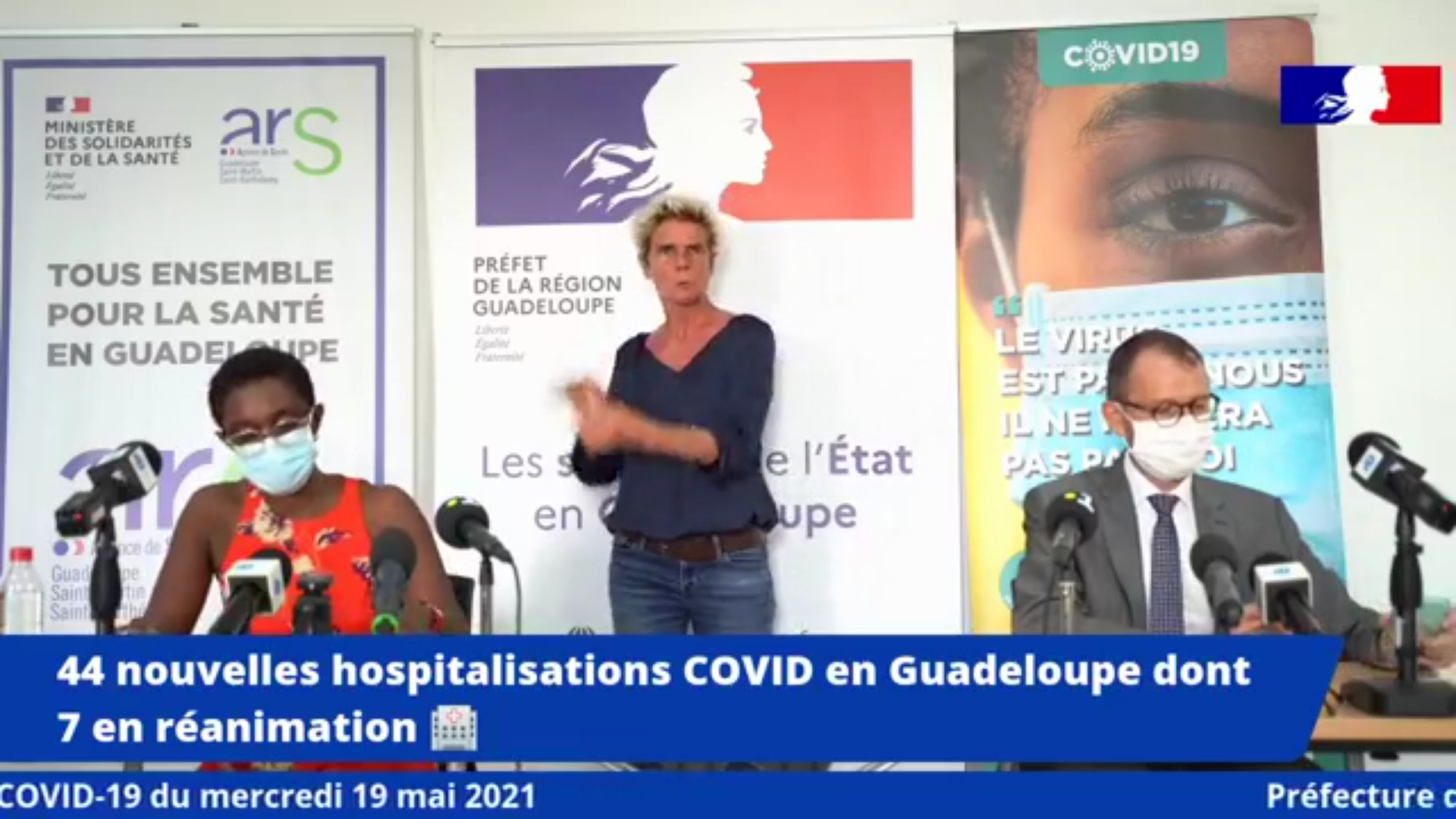 [Vidéo] Onews Guadeloupe. Covid. Lente amélioration. Mesures de confinement maintenues jusqu’au 25 mai