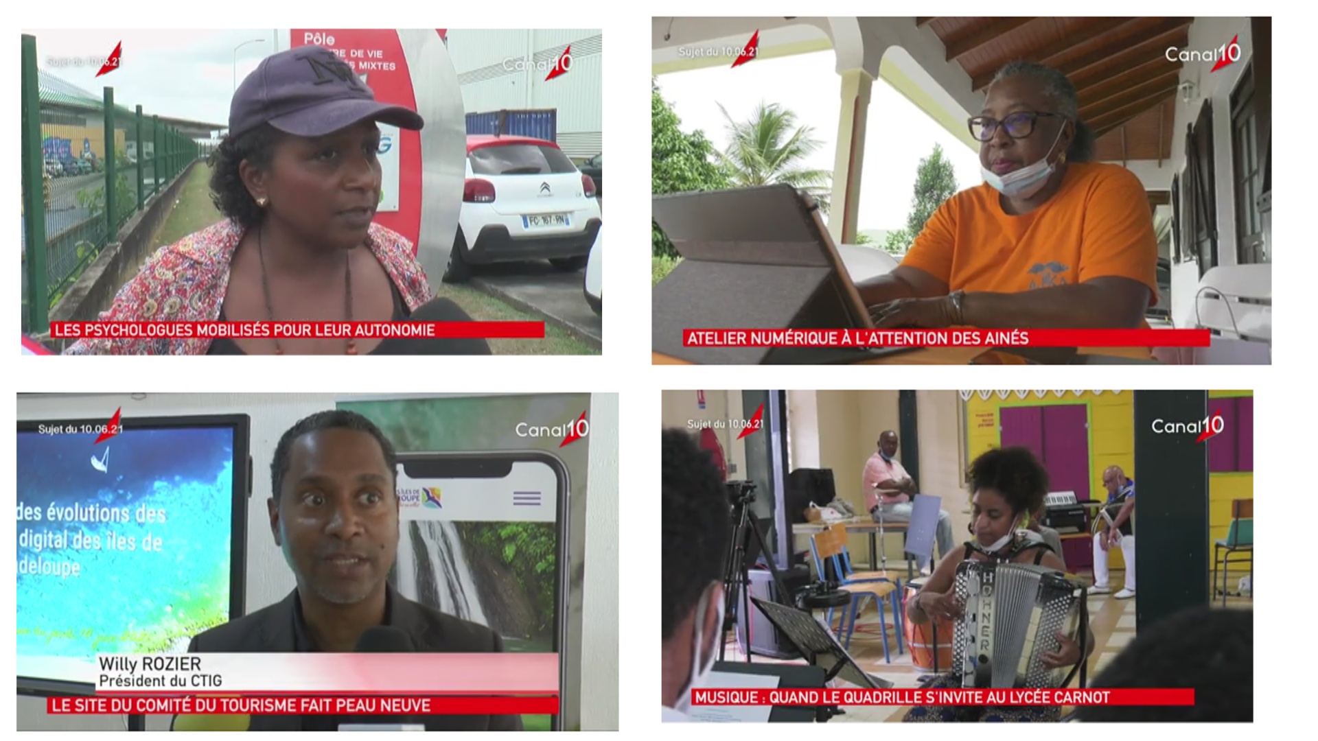 [Vidéo] Onews Guadeloupe. Le Jt de Canal 10